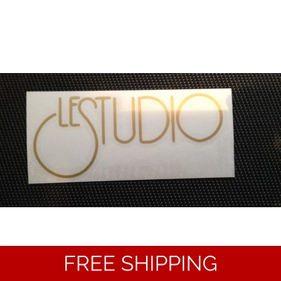 Le Studio Gold Decals 5 X 2 1/2
